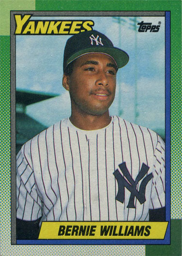 Topps Baseball 1990 Base Card 701 Bernie Williams