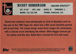 Topps Series Two Baseball 2021 Chrome 70 Years Card 70YTC-19 Rickey Henderson