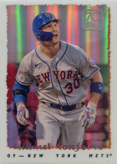 Topps Series Two Baseball 2021 Chrome 70 Years Card 70YTC-45 Michael Conforto