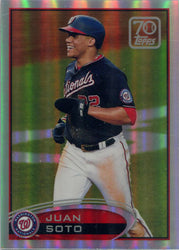 Topps Series Two Baseball 2021 Chrome 70 Years Card 70YTC-62 Juan Soto