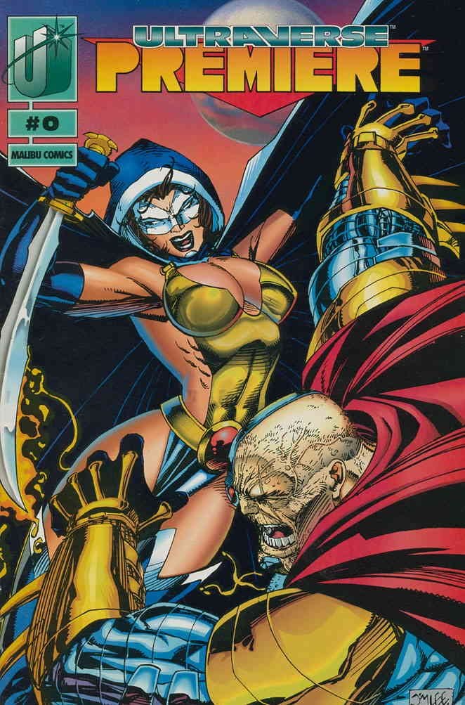 ULTRAVERSE PREMIERE 0 MALIBU VARIANT SEND AWAY JIM LEE 1993