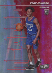 Panini Player of the Day 2021-22 Rainbow Parallel Base Card 71 Keon Johnson