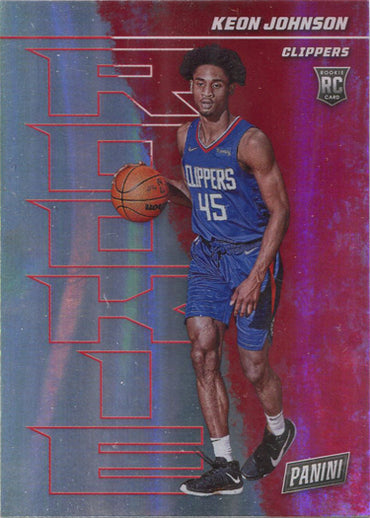 Panini Player of the Day 2021-22 Rainbow Parallel Base Card 71 Keon Johnson