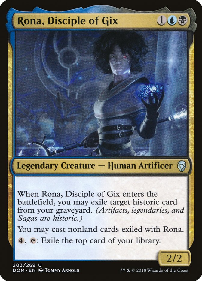 Rona, Disciple of Gix [Dominaria]