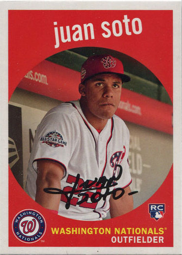 Topps Archives Baseball 2018 Base Card 73 Juan Soto