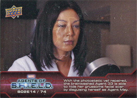 Marvel Agents of SHIELD Compendium Season 2 Chase Card 74 S02E14