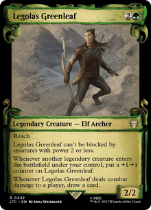 Legolas Greenleaf [The Lord of the Rings: Tales of Middle-Earth Commander Showcase Scrolls]