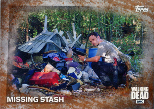 Walking Dead Season 5 Rust Parallel Base 74 Chase Card 40/99