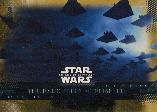Star Wars Rise Skywalker Base Card 74 Gold Parallel "Dark Fleet Assembled" 08/25