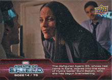 Marvel Agents of SHIELD Compendium Season 2 Chase Card 75 S02E14