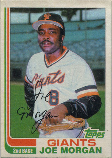 Topps Baseball 1982 Base Card 754 Joe Morgan