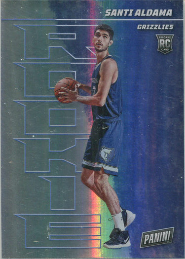 Panini Player of the Day 2021-22 Rainbow Parallel Base Card 75 Santi Aldama