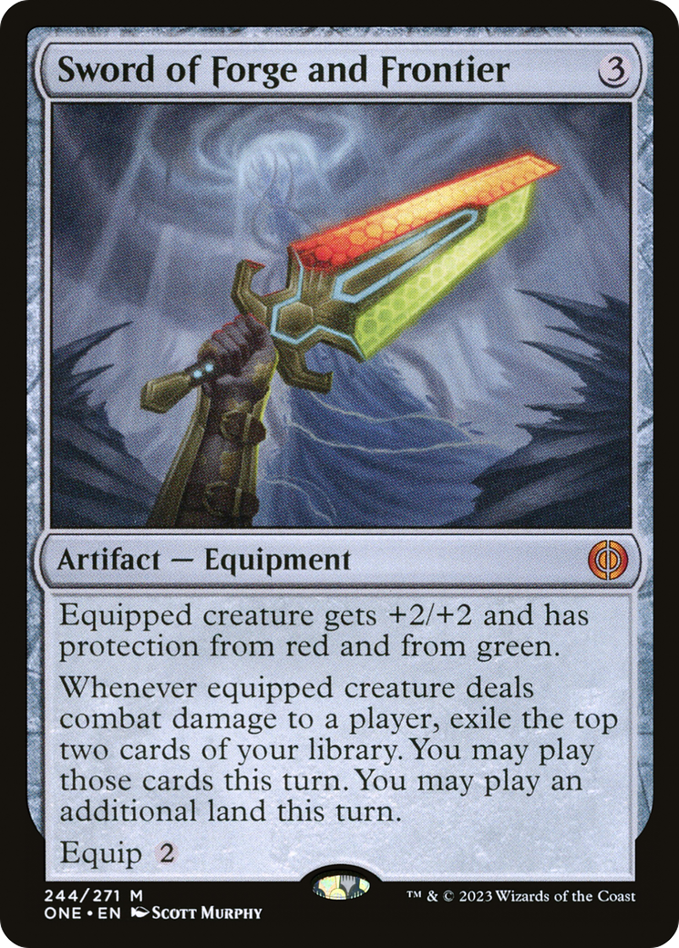 Sword of Forge and Frontier [Phyrexia: All Will Be One]