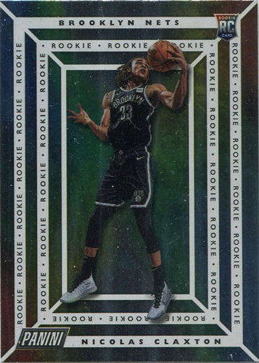 Panini Player of the Day 2019-20 Silver Foil Parallel Rookie Card 65 N. Claxton