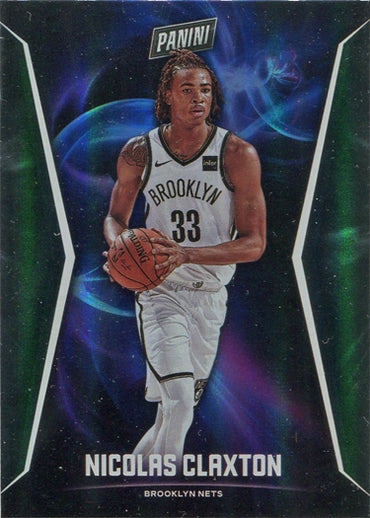 Panini Player of the Day 2020-21 Rainbow Parallel Base Card 77 Nicolas Claxton