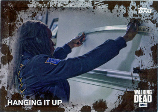 Walking Dead Season 5 Mud Parallel Base 77 Chase Card 41/50