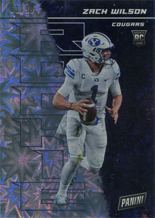 Panini Player Of The Day Football 2021 Kaboom Parallel Card 77 Zach Wilson 61/99