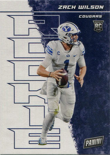 Panini Player Of The Day Football 2021 Base Card 77 Zach Wilson