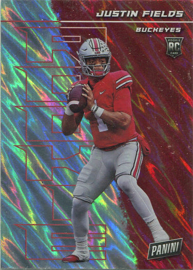 Panini Player Of The Day Football 2021 Silver Parallel Card 79 Justin Fields