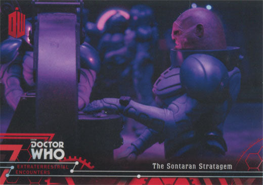 Doctor Who Extraterrestrial Encounters Red Parallel Chase Card 79 #24/25