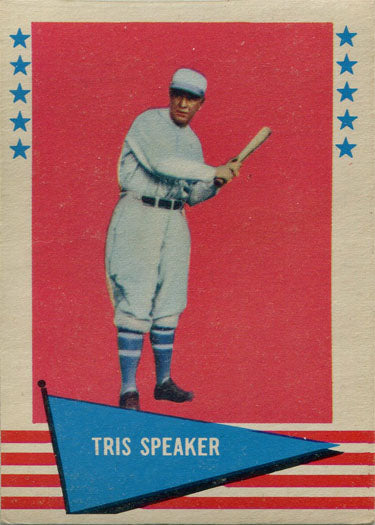 Fleer Baseball Greats 1961 Base Card 79 Tris Speaker