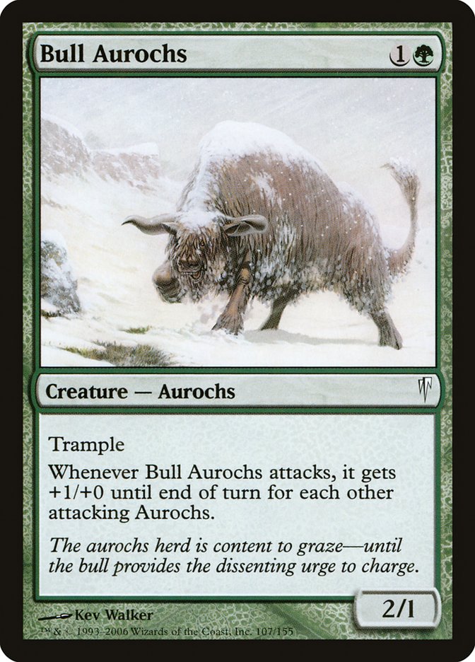 Bull Aurochs [Coldsnap]