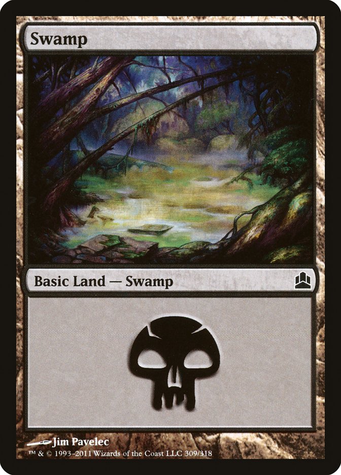 Swamp (309) [Commander 2011]