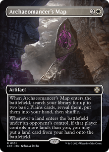 Archaeomancer's Map (Borderless) [The Lost Caverns of Ixalan Commander]