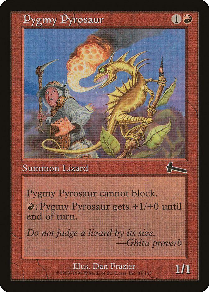 Pygmy Pyrosaur [Urza's Legacy]