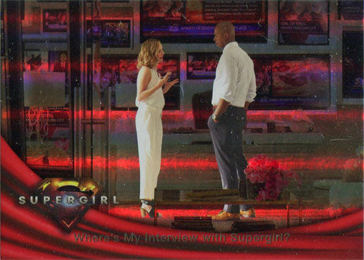 Supergirl Season 1 Rainbow Foil Board Base Variant Card 07