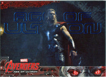 Marvel Avengers Age of Ultron Blue Foil Base Parallel Chase Card 80  #195/199