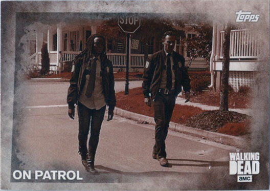 Walking Dead Season 5 Sepia Parallel Base 80 Chase Card 07/10