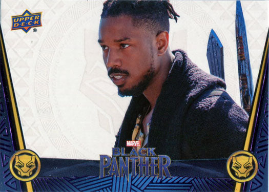 Marvel Black Panther Indigo Parallel 80 Base Chase Card #38/50