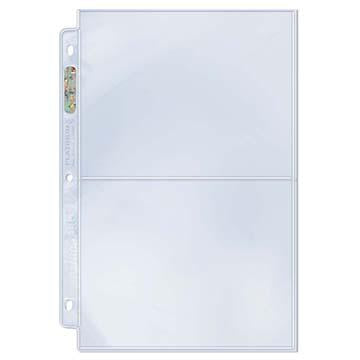 Ultra PRO 2-Pocket Platinum Page with 5