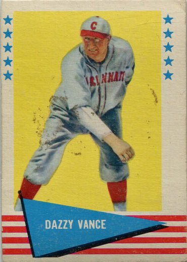 Fleer Baseball Greats 1961 Base Card 81 Arthur "Dazzy" Vance