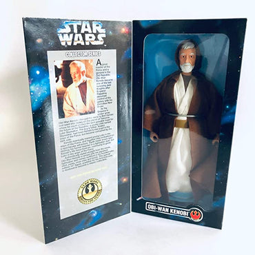 1996 Hasbro Star Wars Collector Series Obi-Wan Kenobi Action Figure Doll 12 Inch