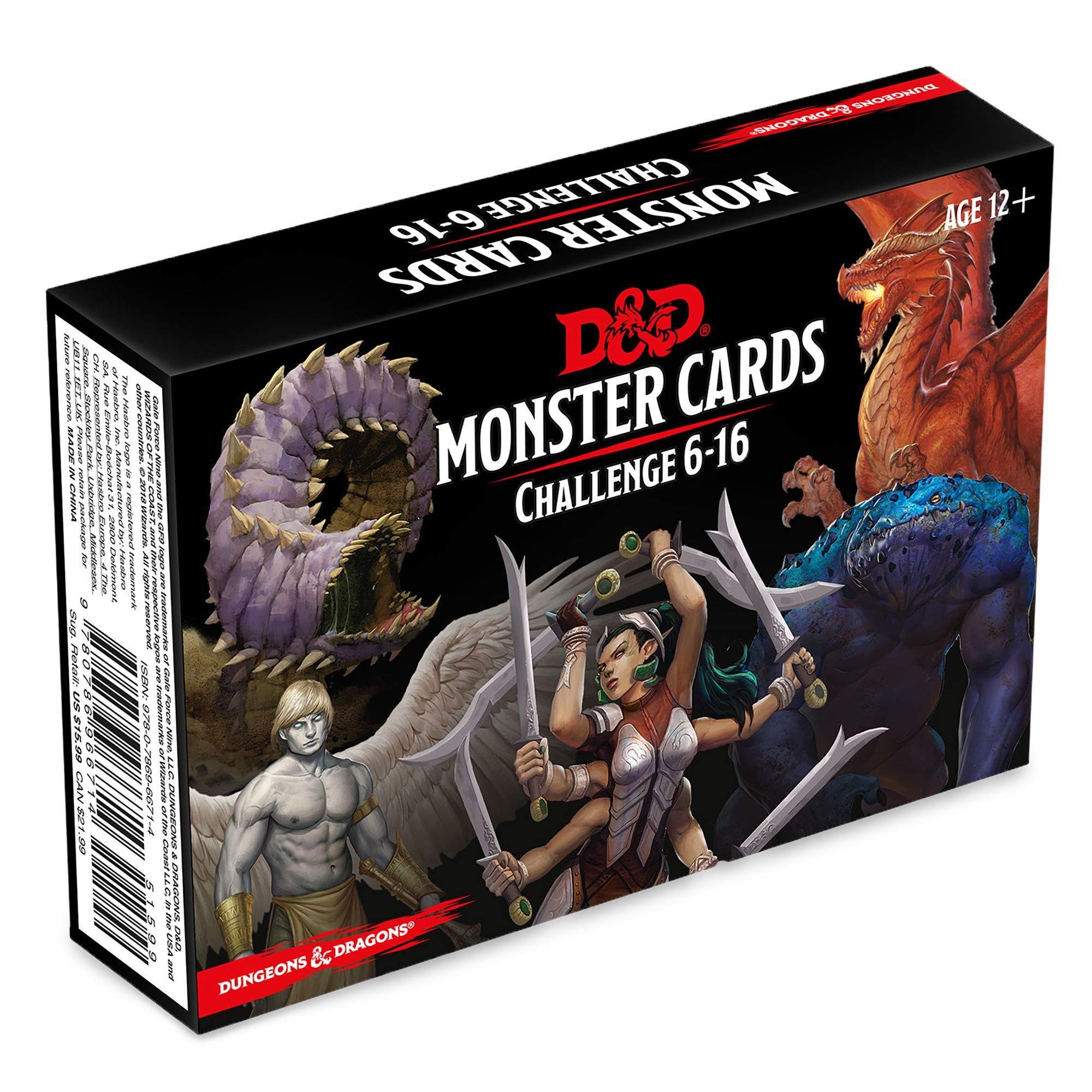 D&D Spellbook Cards: Monsters 6-16