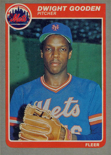 Fleer Baseball 1985 Base Card 82 Dwight Gooden