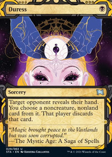 Duress (Foil Etched) [Strixhaven: School of Mages Mystical Archive]
