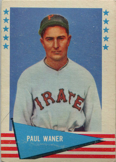 Fleer Baseball Greats 1961 Base Card 85 Paul Waner
