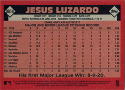 Topps Series One Baseball 2021 Chrome Silver Card 86BC-38 Jesus Luzardo