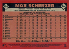 Topps Series One Baseball 2021 Chrome Silver Card 86BC-95 Max Scherzer