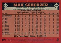 Topps Series One Baseball 2021 Chrome Silver Card 86BC-95 Max Scherzer