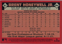 Topps Update Baseball 2021 Chrome Silver Card 86C-6 Brent Honeywell Jr.