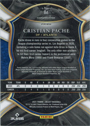 Panini Select Baseball 2021 Concourse Prizm Parallel Card 86 Cristian Pache