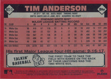 Topps Series Two Baseball 2021 Chrome Silver Card 86TC-11 Tim Anderson