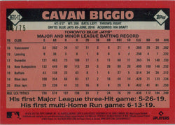 Topps Series Two Baseball 2021 Purple Border Chrome Silver Card 86TC-12 C Biggio