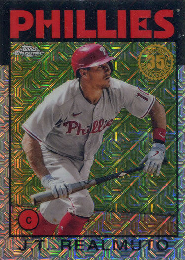 Topps Series Two Baseball 2021 Chrome Silver Card 86TC-19 J.T. Realmuto