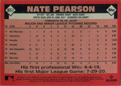 Topps Series Two Baseball 2021 Chrome Silver Card 86TC-3 Nate Pearson