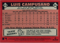 Topps Series Two Baseball 2021 Chrome Silver Card 86TC-40 Luis Campusano